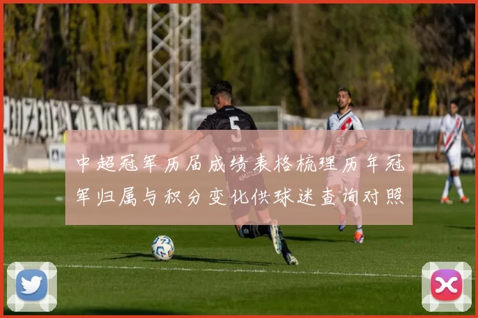 中超冠军历届成绩表格梳理历年冠军归属与积分变化供球迷查询对照